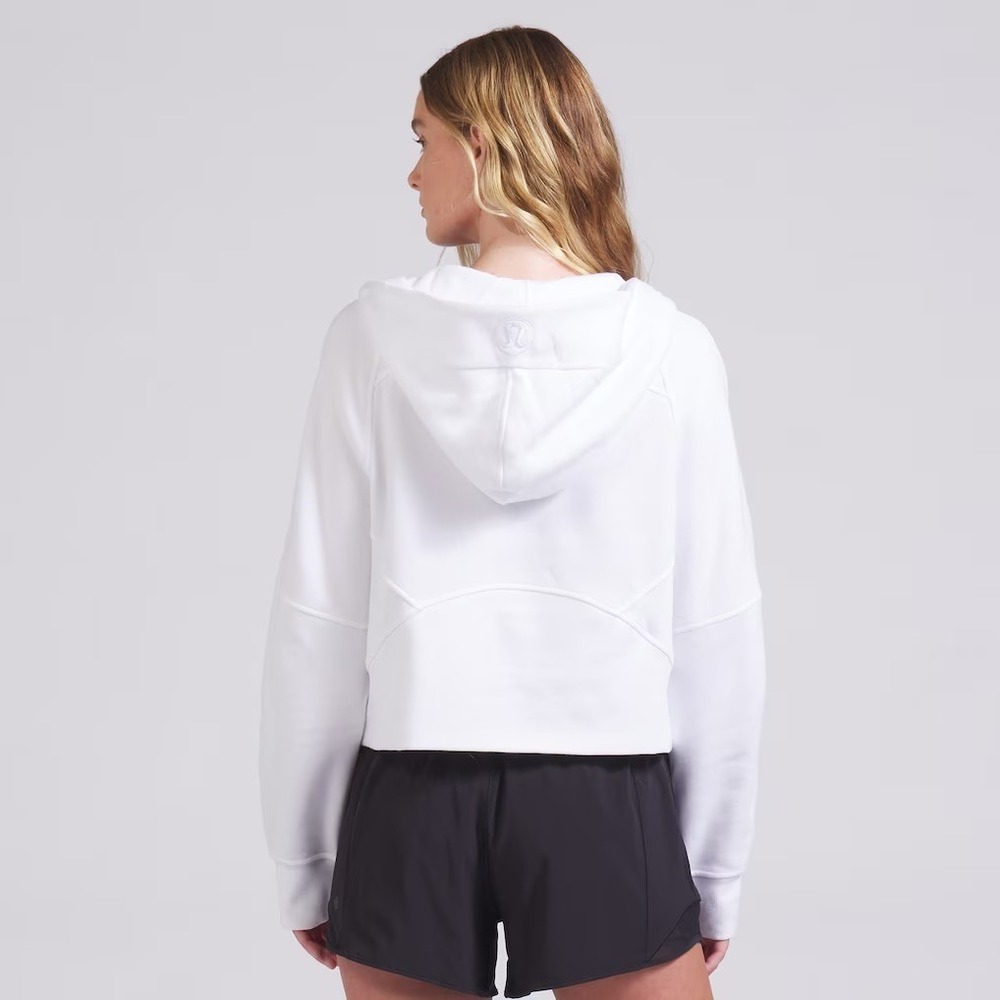 Lululemon Boston Bruins Womens XL/2XL Scuba Oversized Half-Zip Hoodie White‎ - Picture 3 of 9